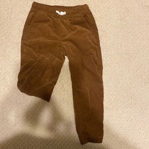 Janie and Jack boys brown courdroy pants. Size 4.
